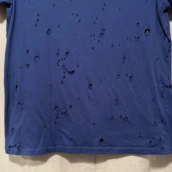 Michael Lauren Distressed Tee Size Large - Picture 4 of 5